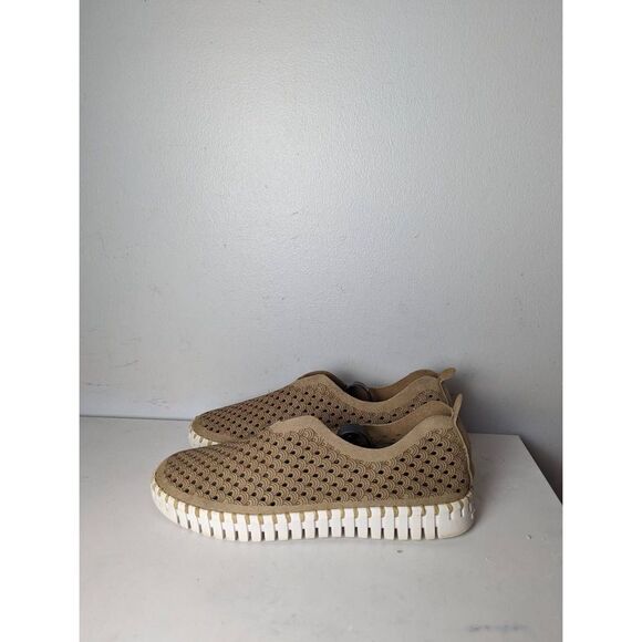 ILSE JACOBSEN Tulip 139 Perforated Slip On Shoes Size 39 - Picture 2 of 11